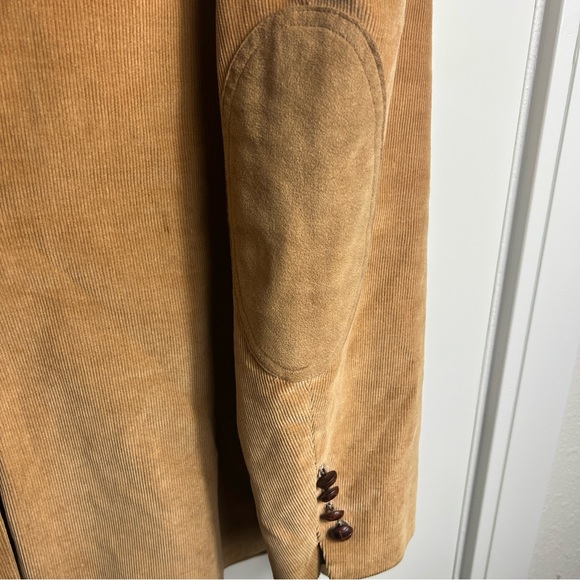 Vintage Cambridge Classics Mervyns Camel Corduroy Sport Coat Elbow Patches 42 - Picture 5 of 16